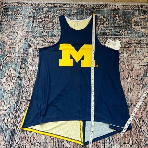 FOCO USA Michigan Wolverines Womens Tie-Breaker Sleeveless Top NWT Size Medium - Picture 12 of 13